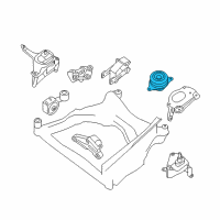 OEM 2008 Nissan Altima Engine Mounting Insulator Assembly, Front Left Diagram - 11220-JA000