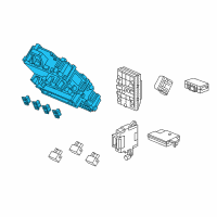 OEM Honda Box Assembly, Fuse Diagram - 38200-TLA-A11