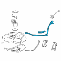 OEM Buick Regal Pipe Asm-Fuel Tank Filler Diagram - 13322576