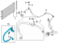 OEM Ford Maverick TUBE ASY Diagram - NZ6Z-19972-A