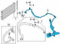 OEM 2021 Ford Escape TUBE ASY Diagram - LX6Z-19A834-AC