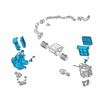 OEM 2019 Lexus LC500 Air Element Cleaner Assembly Diagram - 17700-38250