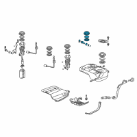 OEM 2013 Acura ZDX Regulator Set, Pressure Diagram - 17052-STX-A00