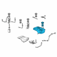 OEM 2009 Honda Pilot Tank Set, Fuel Diagram - 17044-SZA-A12