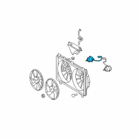 OEM Lexus Motor, Cooling Fan Diagram - 16363-31040