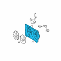 OEM Lexus Shroud, Fan Diagram - 16711-31320