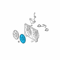 OEM Lexus IS250 Fan Diagram - 16361-31340