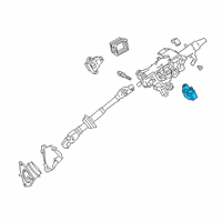 OEM Toyota RAV4 Prime Column Bracket Diagram - 45020-06230