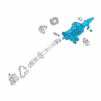 OEM 2021 Lexus ES350 COLUMN ASSY, STEERIN Diagram - 45250-0C350