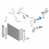 OEM 2017 Toyota Corolla iM Upper Hose Diagram - 16571-22190