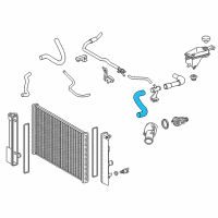 OEM Scion iM Upper Hose Diagram - 16573-37040