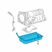 OEM 2000 Lexus LX470 Pan Sub-Assy, Automatic Transmission Oil Diagram - 35106-60110