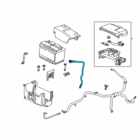 OEM 2013 Chevrolet Malibu Negative Cable Diagram - 22900973