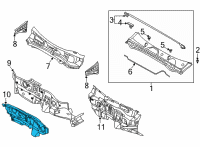 OEM 2021 Hyundai Sonata Insulator-Dash Panel Diagram - 84124-L0000