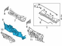 OEM 2021 Hyundai Sonata Panel Complete-Dash Diagram - 64301-L0000