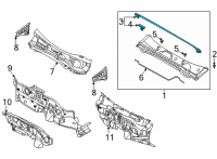 OEM 2020 Hyundai Sonata W/STRIP-Hood Diagram - 86430-L1000