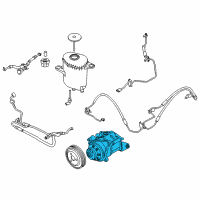 OEM 2016 BMW 535i GT Tandem Pump Diagram - 32-41-6-776-172