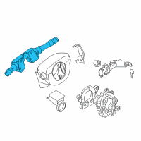 OEM Nissan Switch Assy-Combination Diagram - 25560-3SH0A
