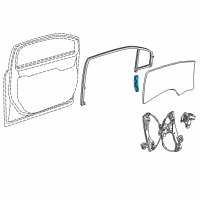 OEM 2014 Chevrolet Volt Guide Channel Diagram - 22785494