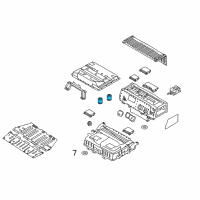 OEM 2014 Ford Focus Relay Diagram - CM5Z-14N089-A