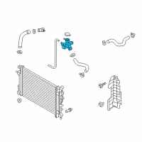 OEM Kia Forte Filler Neck Assembly-Rad Diagram - 25329F2000