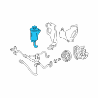 OEM 2009 Ford Explorer Sport Trac Reservoir Assembly Diagram - 8L2Z-3E764-A