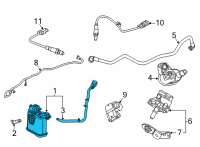 OEM Buick Encore GX Vapor Canister Diagram - 42710798