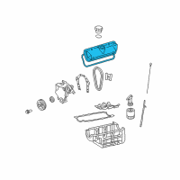 OEM 2006 Chevrolet Equinox PCV Valve Diagram - 12568148