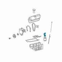 OEM 2007 Chevrolet Equinox Adapter Asm-Oil Filter Diagram - 12620912