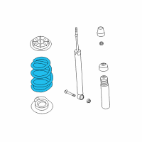 OEM Nissan Juke Spring - Rear Suspension Diagram - 55020-3YV4B