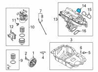 OEM Kia K5 Gasket-Port Diagram - 284112M100