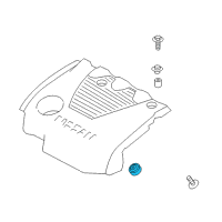 OEM Nissan Titan Mounting Rubber Diagram - 16557-8J000