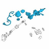 OEM Toyota Camry Column Assembly Diagram - 45250-06600