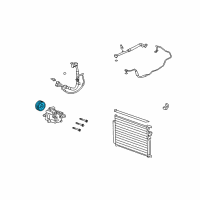 OEM Saturn Vue Clutch Kit, A/C Diagram - 19130320