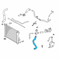 OEM 2021 Lexus ES350 Hose, Radiator, NO.3 Diagram - 16573-31080