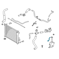 OEM Lexus ES250 Hose Water By-Pass Diagram - 16283-25032