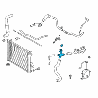 Genuine Toyota Coolant Filler Neck diagram