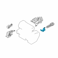 OEM 2014 Nissan Juke Engine Mounting Bracket, Rear Diagram - 11332-1KD0A