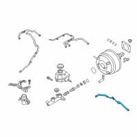 OEM Hose Assembly-Brake Booster Vacuum Diagram - 59130-2M500