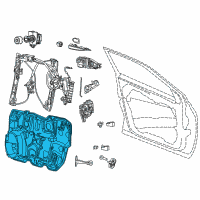 OEM 2013 Dodge Dart Panel-Carrier Plate Diagram - 68170226AA