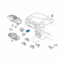 OEM Ford Fiesta Power Switch Diagram - BE8Z-11572-A