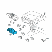 OEM Ford Fiesta Dash Control Unit Diagram - AE8Z-19980-A