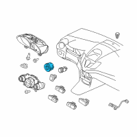 OEM Ford Fiesta Headlamp Switch Diagram - BE8Z-11654-AA