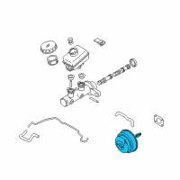 OEM 2007 Nissan 350Z Master Vacuum Assembly Diagram - D7210-CF00A