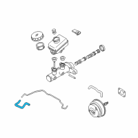 OEM 2003 Nissan 350Z Hose-Booster Diagram - 47474-CD000