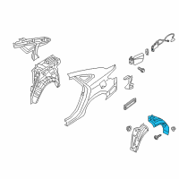 OEM 2016 Hyundai Azera Guard-Rear Wheel, LH Diagram - 86825-3V500