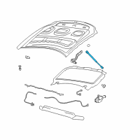 OEM 2007 Lincoln Mark LT Lift Cylinder Diagram - 4L3Z-16C826-AA