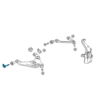 OEM 2014 GMC Sierra 3500 HD Adjust Bolt Diagram - 11571268