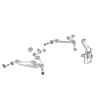 OEM 2019 GMC Canyon Adjust Cam Nut Diagram - 11610463