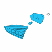 OEM 2014 Kia Forte5 Lamp Assembly-Rear Combination Inside Diagram - 92403A7430